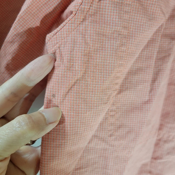 Patagonia short sleeve collared button shirt orange medium - Picture 13 of 13